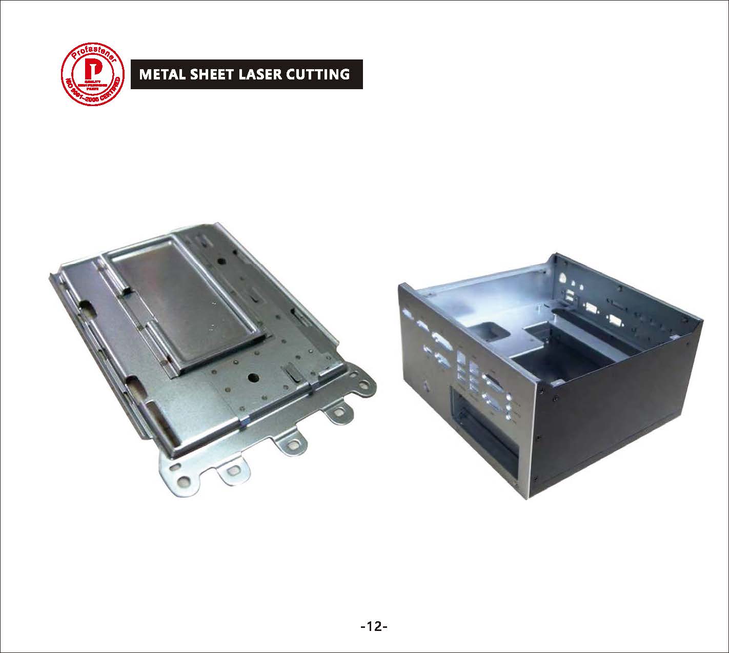 LASER CUTTING AND STAMPING CATALOGUE 13