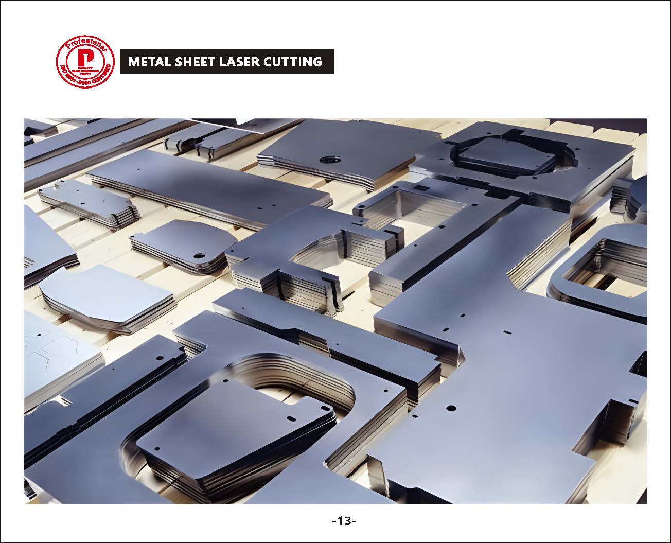 LASER CUTTING AND STAMPING CATALOGUE 14